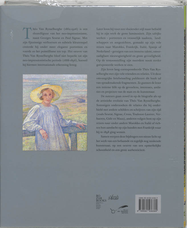 Achterkant van Theo van Rysselberghe