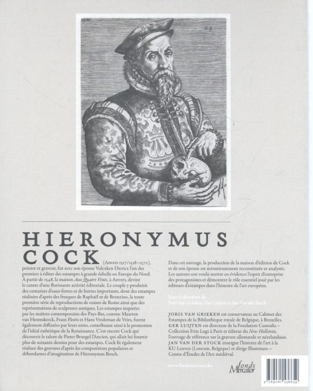Achterkant van Hieronymus Cock