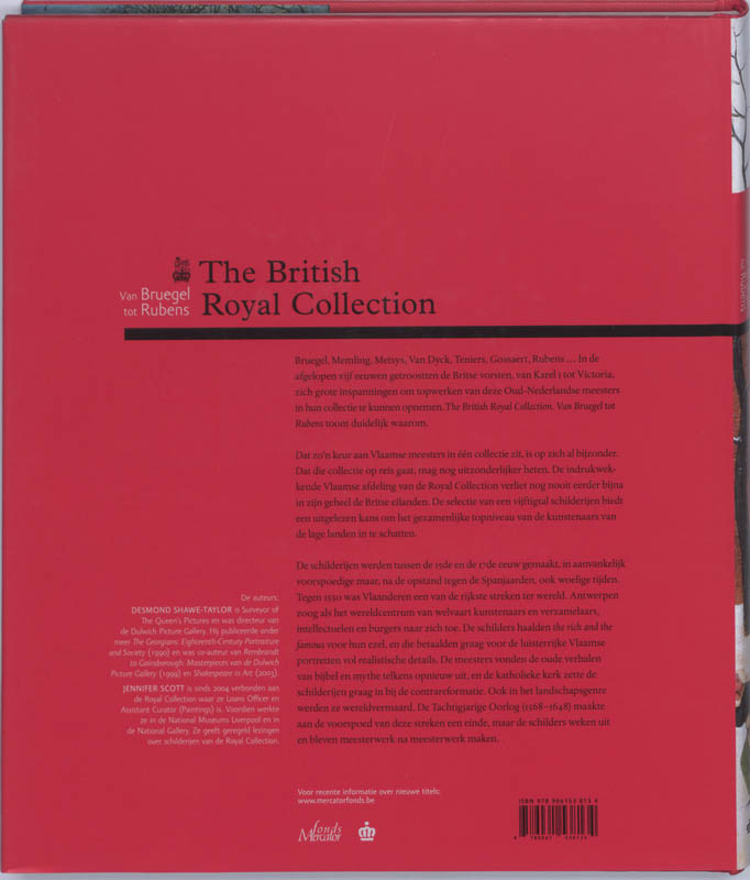 Achterkant van The British royal collection