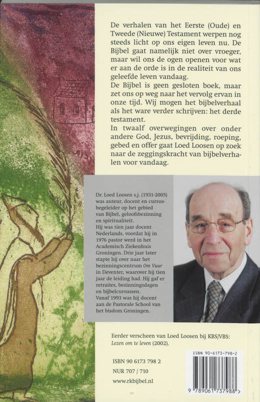 Achterkant van Het derde testament
