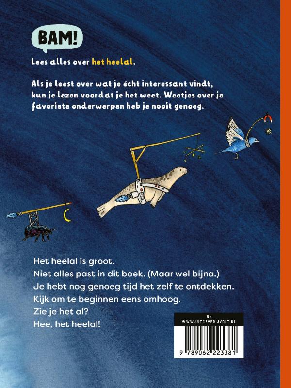 Achterkant van Hee, het heelal