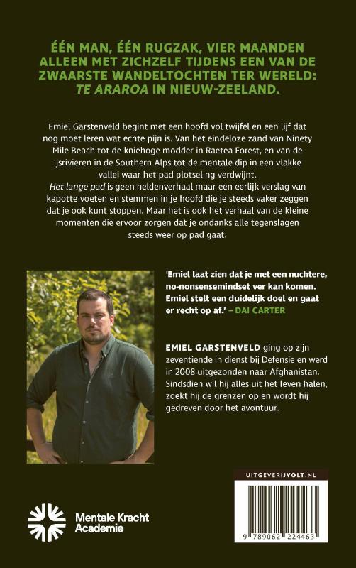 Achterkant van Het lange pad