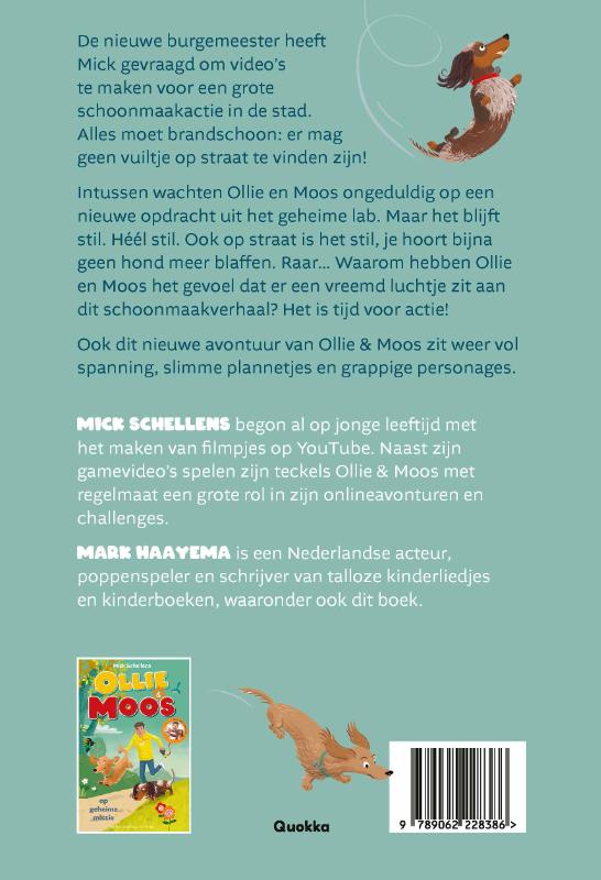 Achterkant van Ollie & Moos: Opgeruimd staat netjes