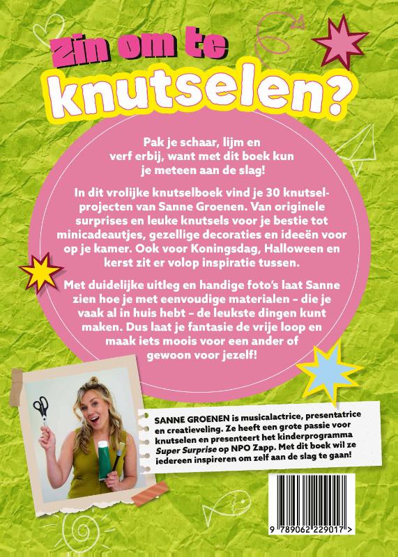 Achterkant van What the knutsel