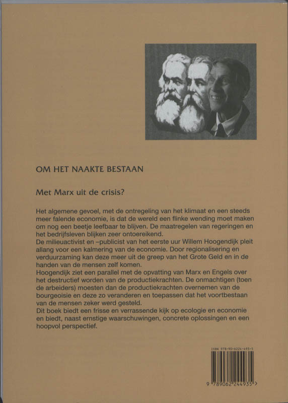 Achterkant van Om het naakte bestaan