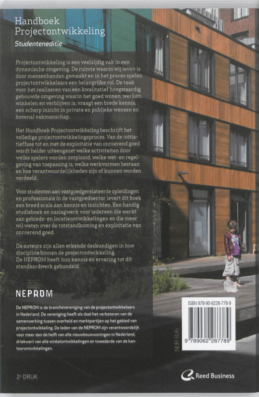 Achterkant van Handboek Projectontwikkeling