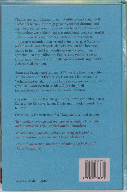 Achterkant van Het geheim van de Wisselvogels