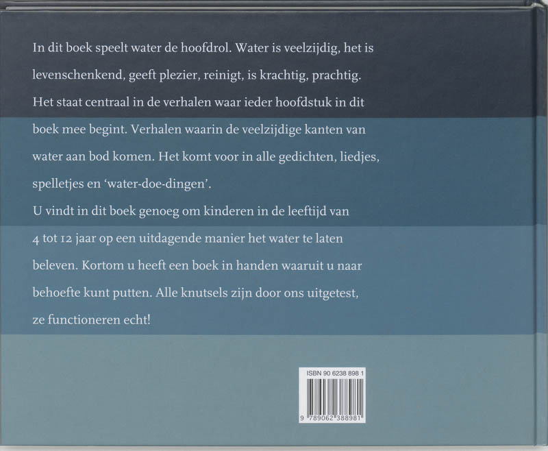 Achterkant van Water ... een boek om uit te putten