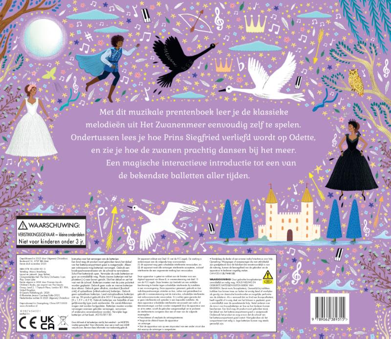 Achterkant van Ik speel piano: Het zwanenmeer