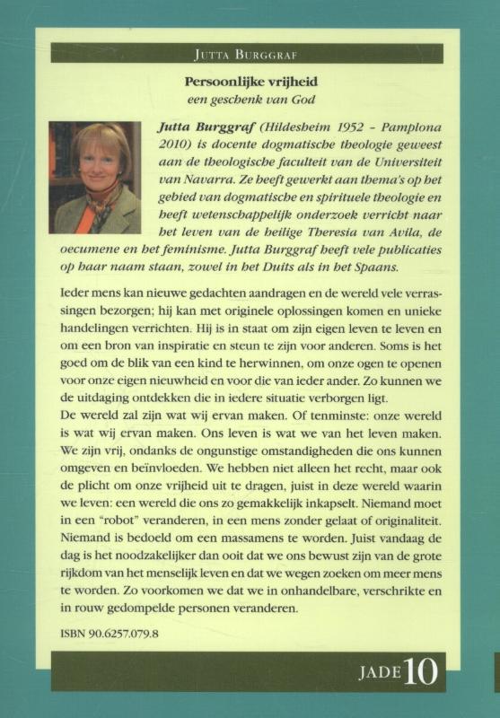 Achterkant van Persoonlijke vrijheid