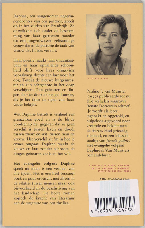 Achterkant van Het evangelie volgens Daphne