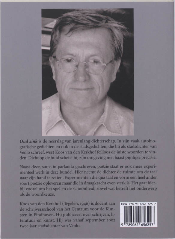 Achterkant van Oud zink