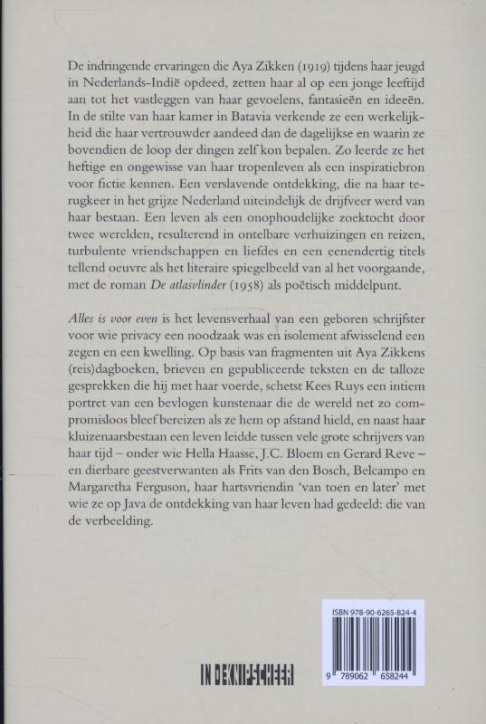 Achterkant van Alles is voor even