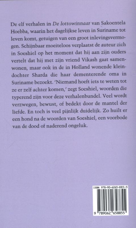 Achterkant van De lottowinnaar