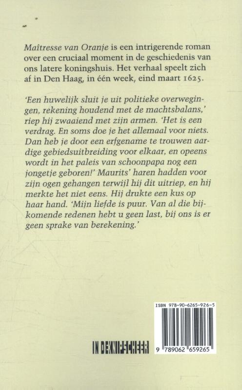 Achterkant van Maîtresse van Oranje
