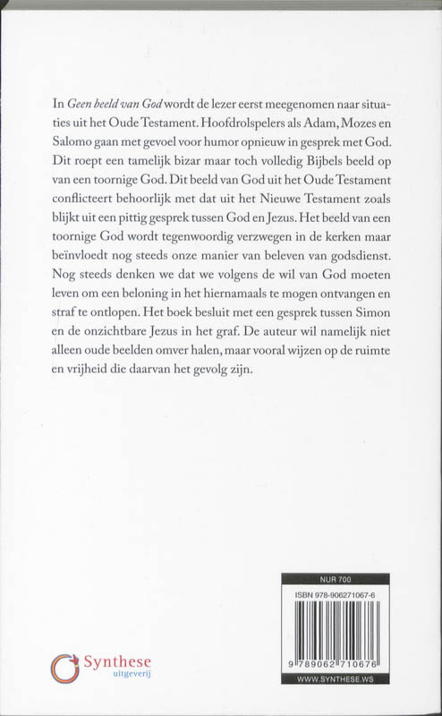 Achterkant van Geen beeld van God