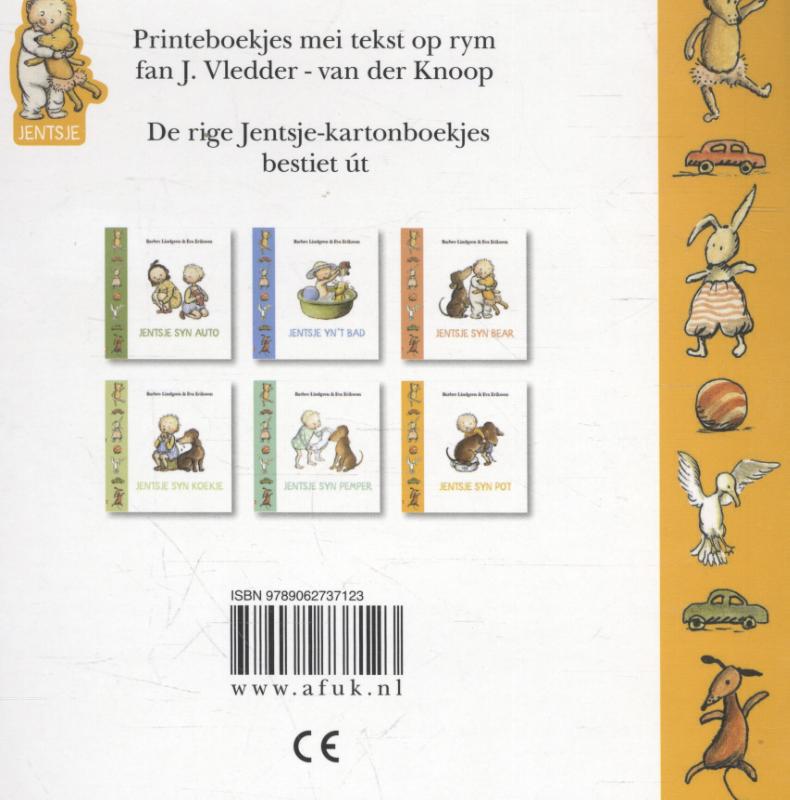 Achterkant van Jentsje syn pot