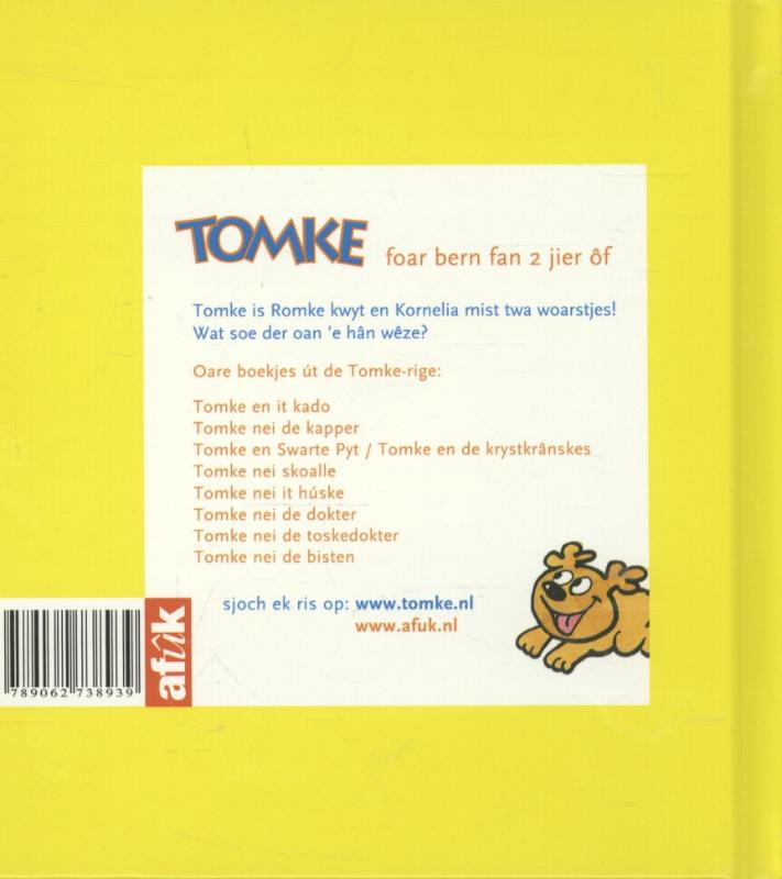 Achterkant van Tomke
