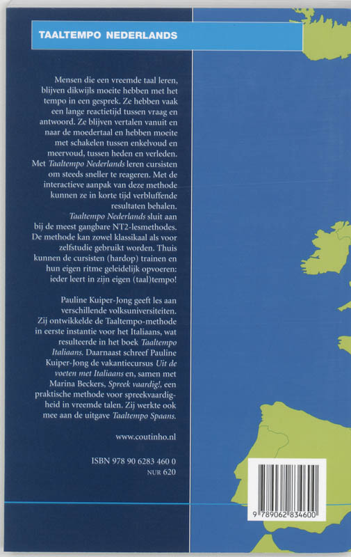 Achterkant van Taaltempo Nederlands