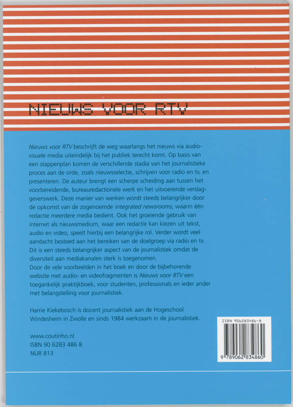 Achterkant van Nieuws voor RTV