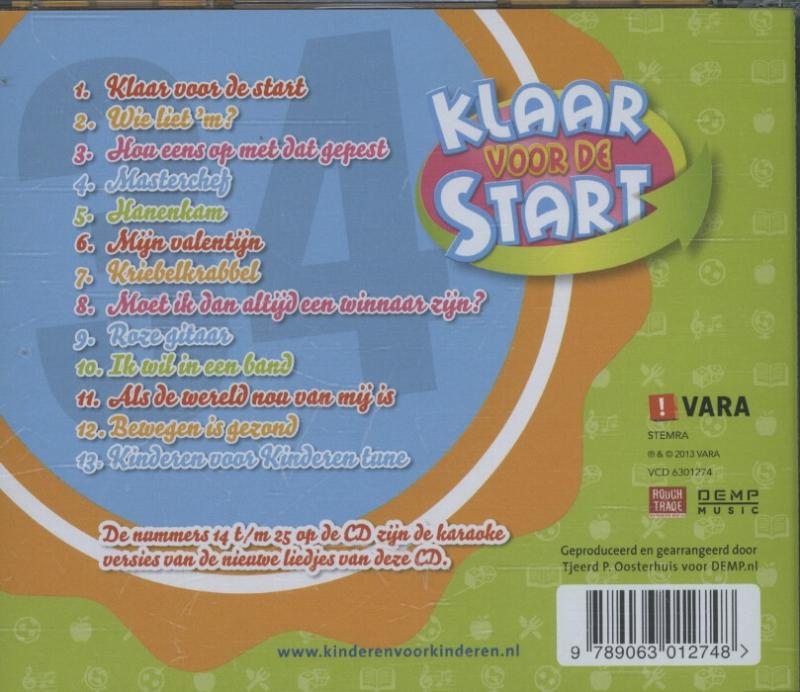 Achterkant van klaar voor de start