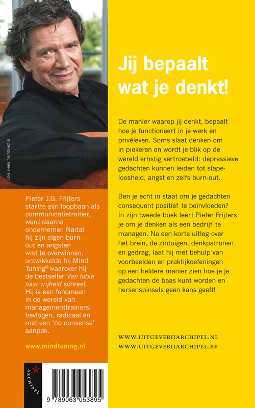 Achterkant van Meester over je gedachten