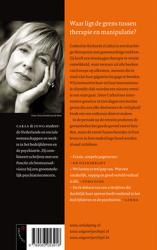 Achterkant van In retraite