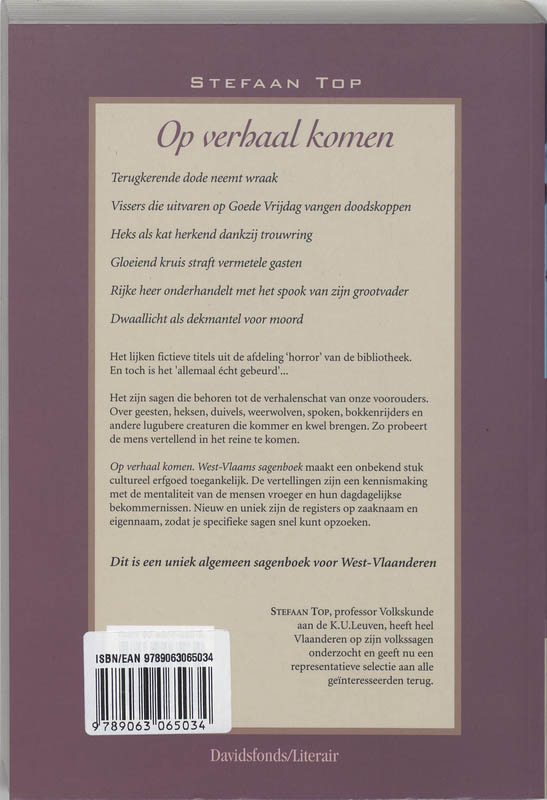 Achterkant van Op verhaal komen