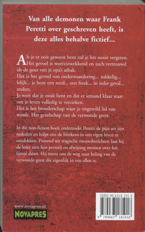 Achterkant van De verwonde geest