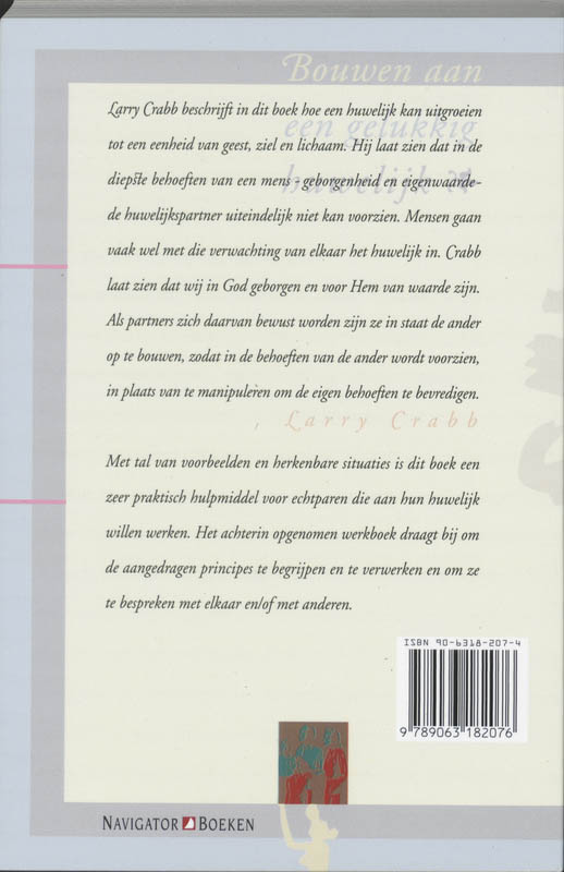 Achterkant van Bouwen aan een gelukkig huwelijk