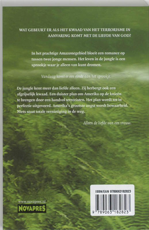 Achterkant van Vuur uit de hemel