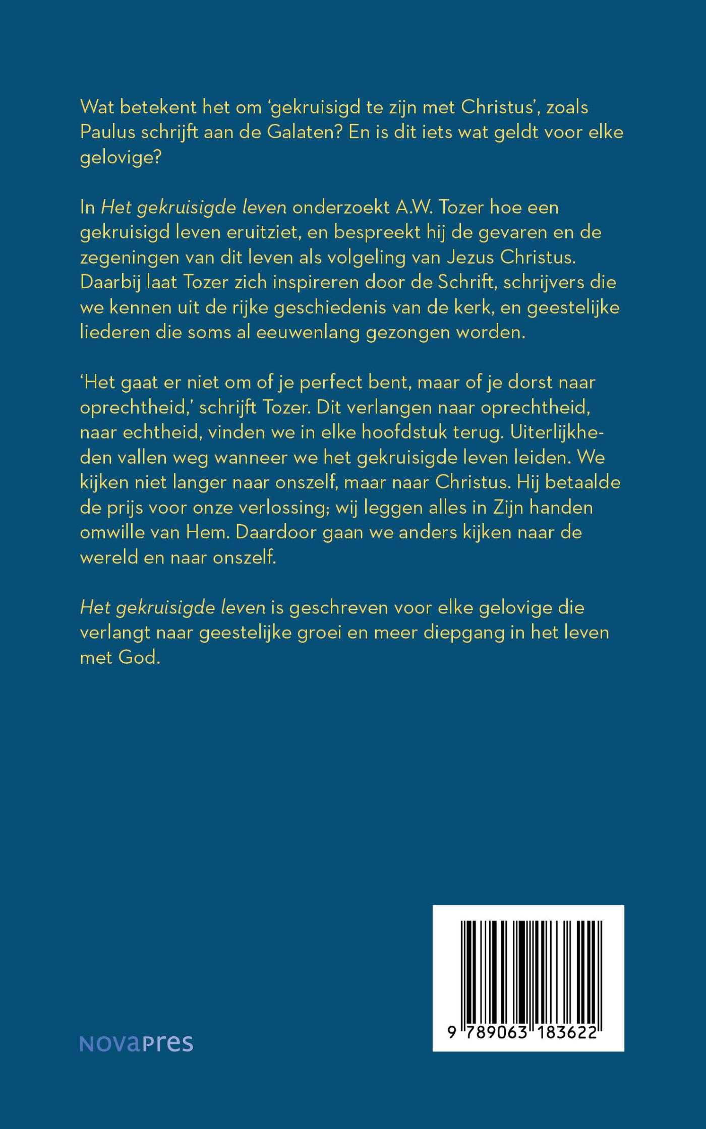 Achterkant van Het gekruisigde leven