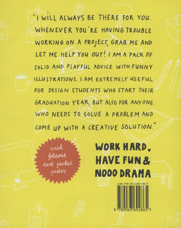 Achterkant van Graduation guide for design students