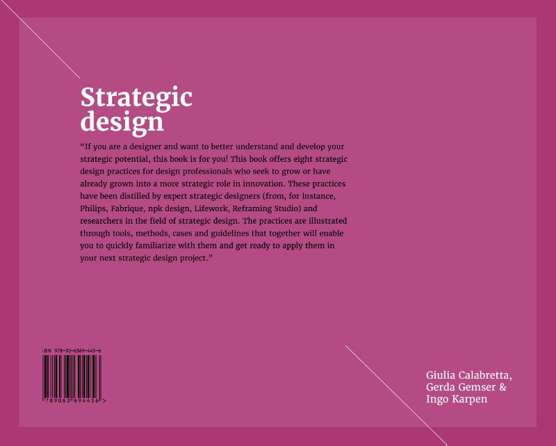 Achterkant van Strategic design