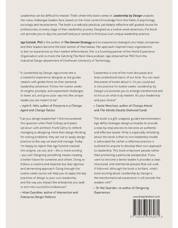 Achterkant van Leadership by Design