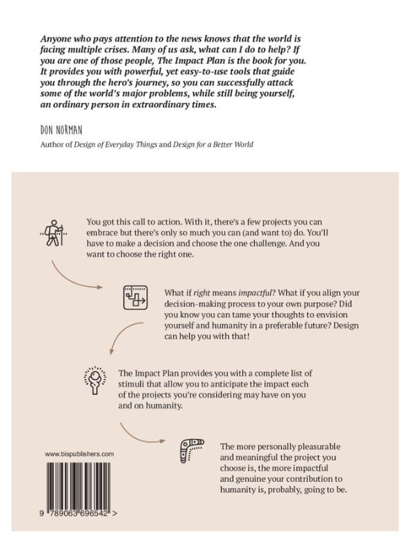 Achterkant van The Impact Plan