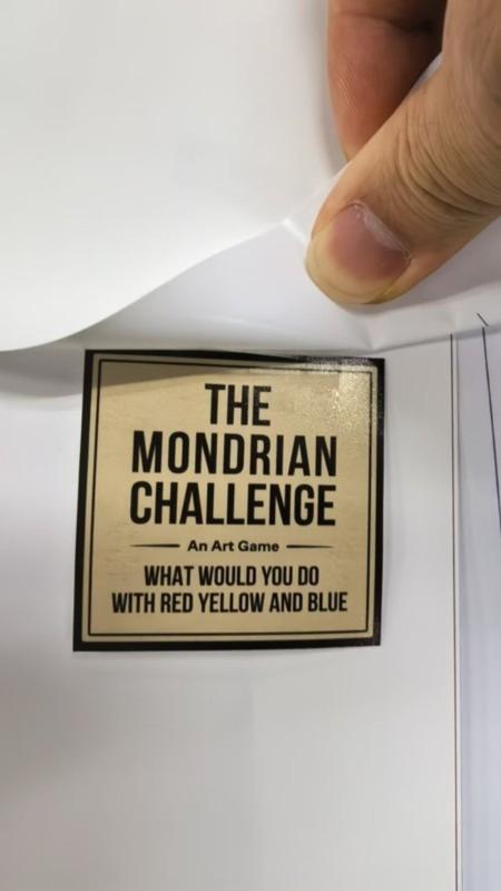 Achterkant van The Mondrian Challenge