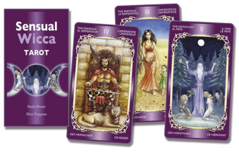 Achterkant van Scarabeo Sensual Wicca Tarot (NL)