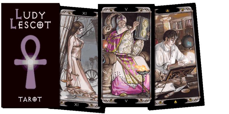Achterkant van Ludy Lescot Tarot