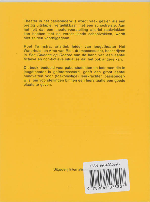 Achterkant van Een Chinees op Goeree