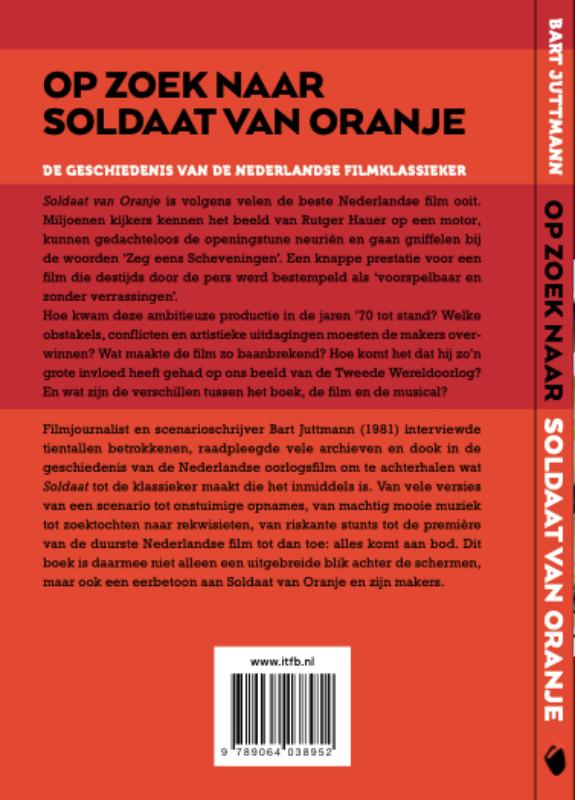 Achterkant van Op zoek naar soldaat van Oranje