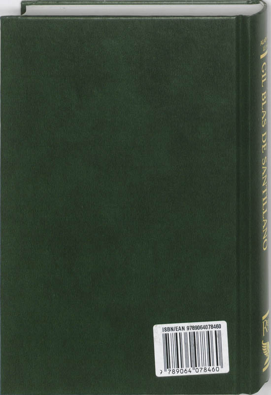 Achterkant van De avonturen van Gil Blas De Santillano