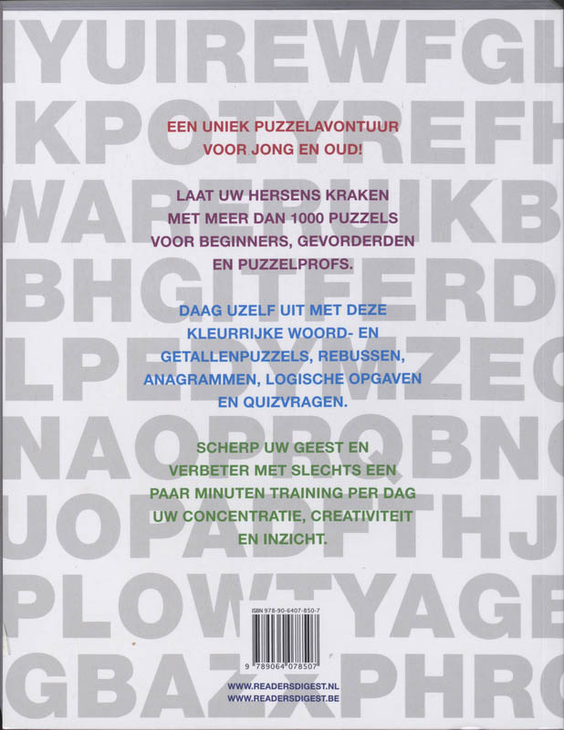 Achterkant van De beste puzzels & hersenkrakers