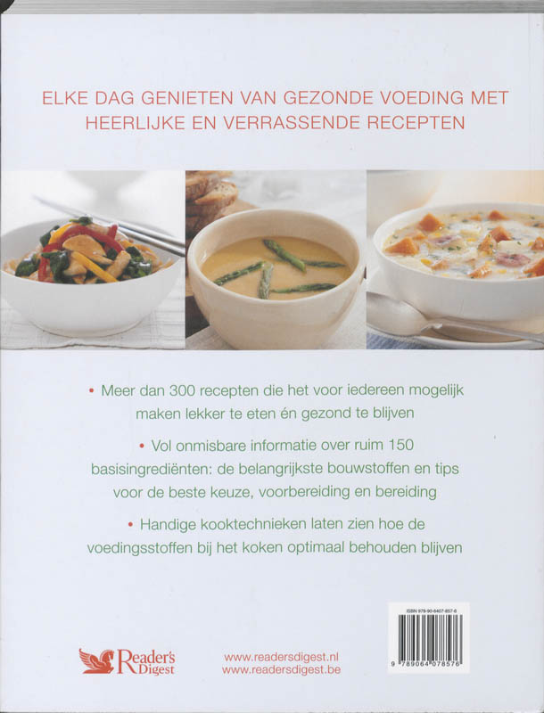 Achterkant van Eet gezond, blijf gezond