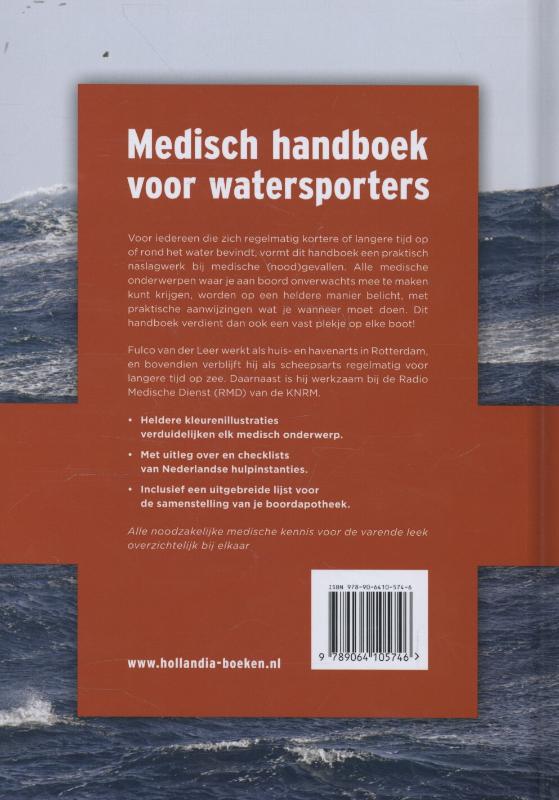 Achterkant van Medisch handboek voor watersporters