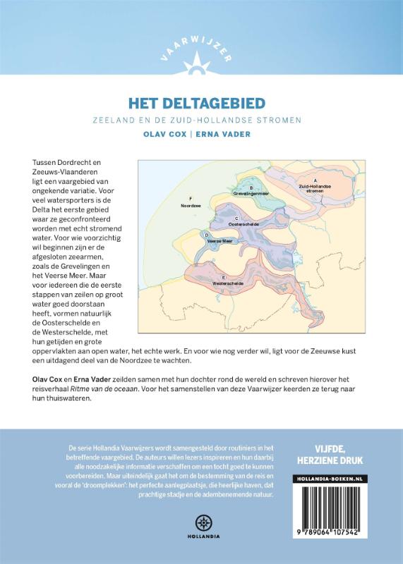 Achterkant van Vaarwijzer Het Deltagebied