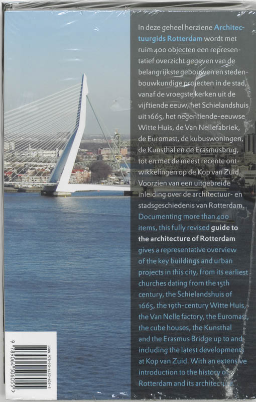 Achterkant van Architectuurgids Rotterdam