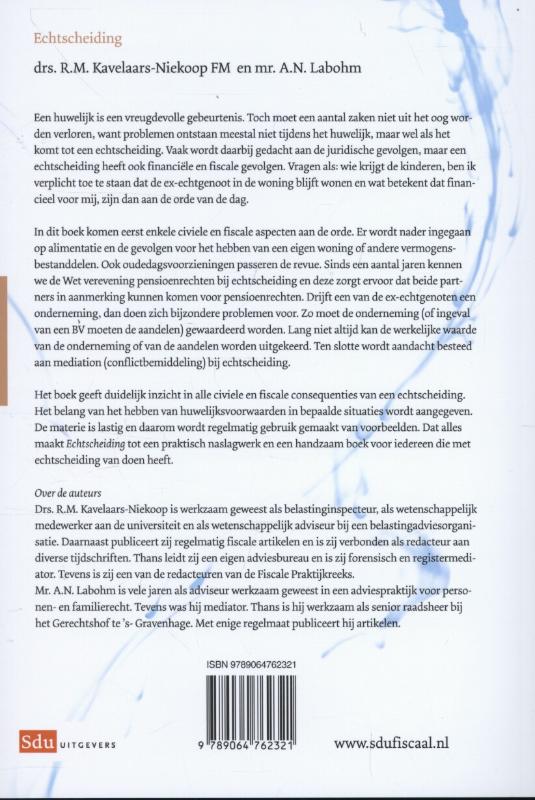 Achterkant van Echtscheiding