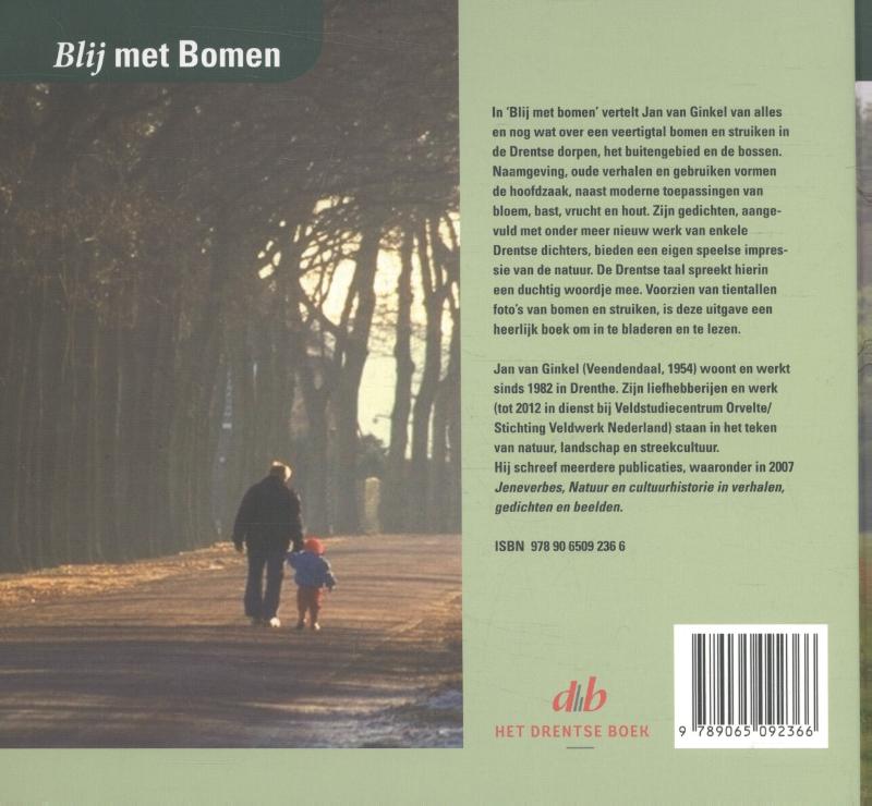 Achterkant van Blij met bomen
