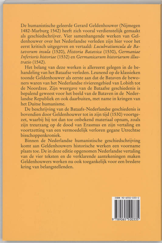 Achterkant van Historische werken